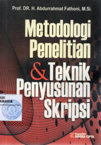 Metodologi Penelitian & Teknik Penyusunan Skripsi