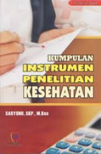 Image of Kumpulan Instrumen Penelitian Kesehatan