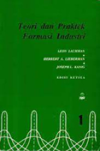 Teori dan Praktek Farmasi Industri I