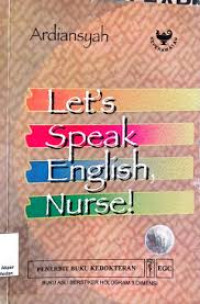 Let's Speak English Nurse