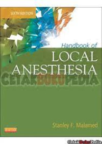 Image of Handbook of Local Anesthesia