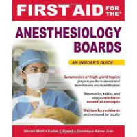 Image of First Aid for the Anesthesiology Boards