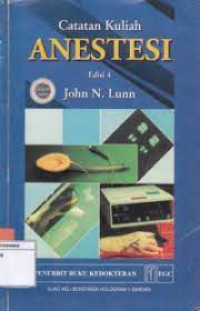 Image of Catatan Kuliah Anestesi